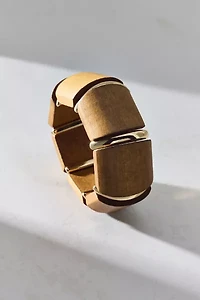 Wooden Stretch Bangle Bracelet