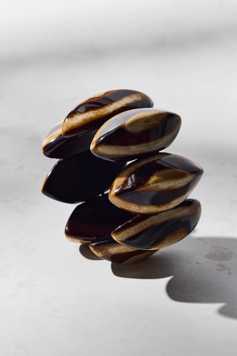 Chunky Stone Stretch Bangle Bracelet