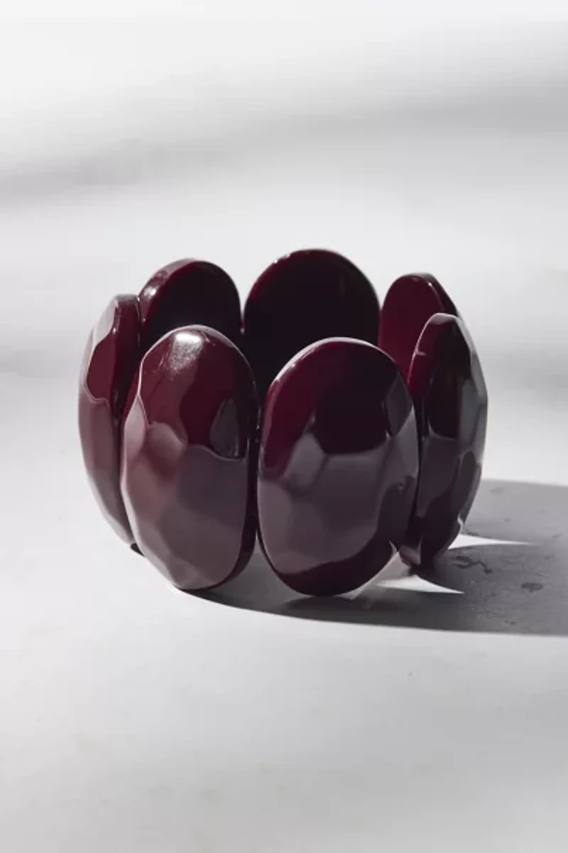 Faceted Stretch Bangle Bracelet