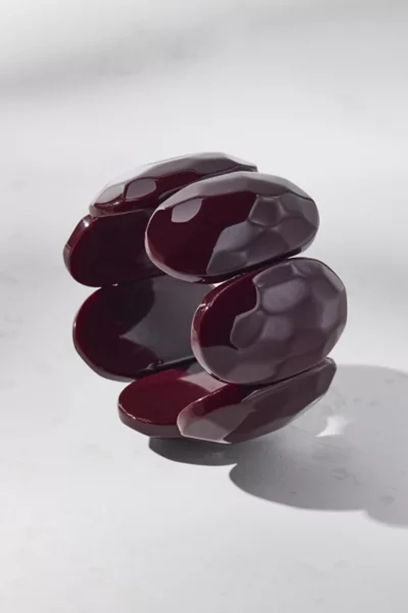 Faceted Stretch Bangle Bracelet