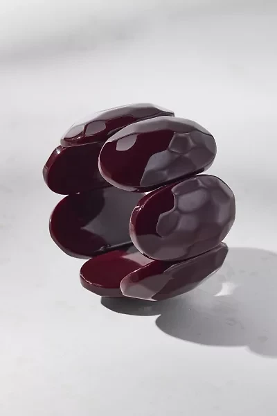 Faceted Stretch Bangle Bracelet