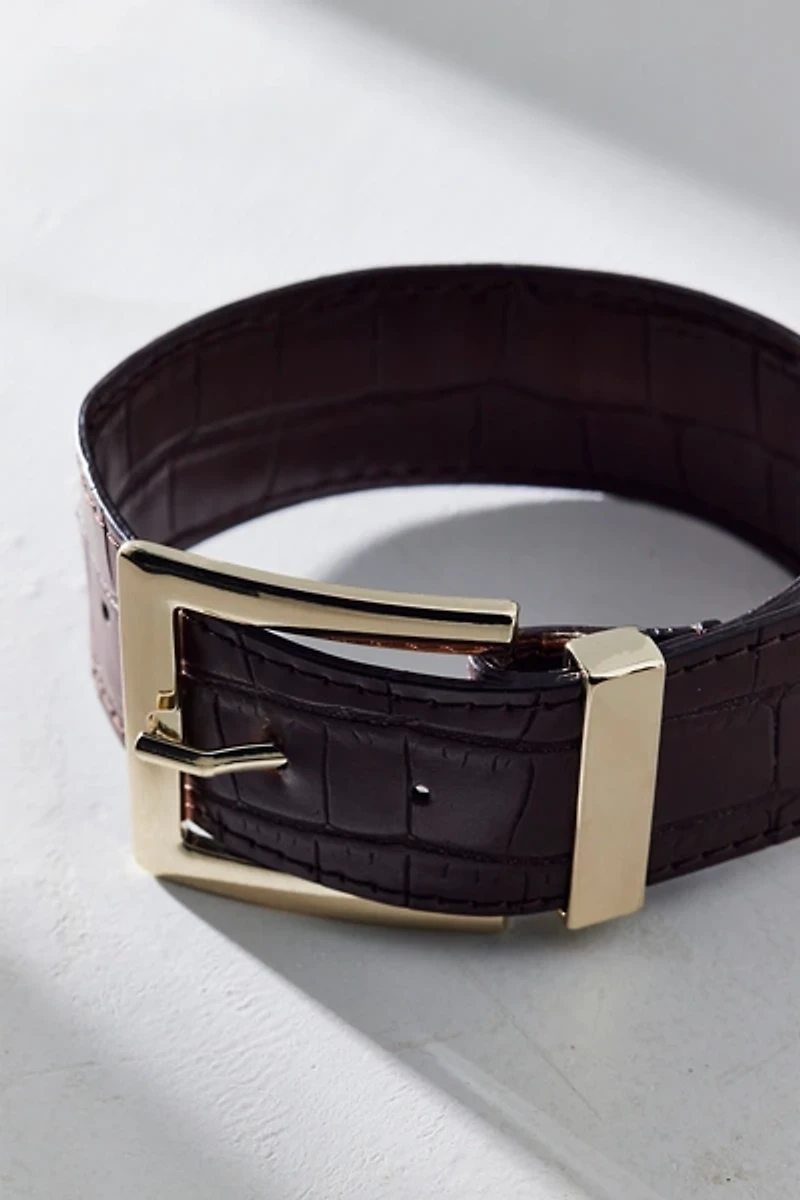 Cinched Belted Bangle Bracelet