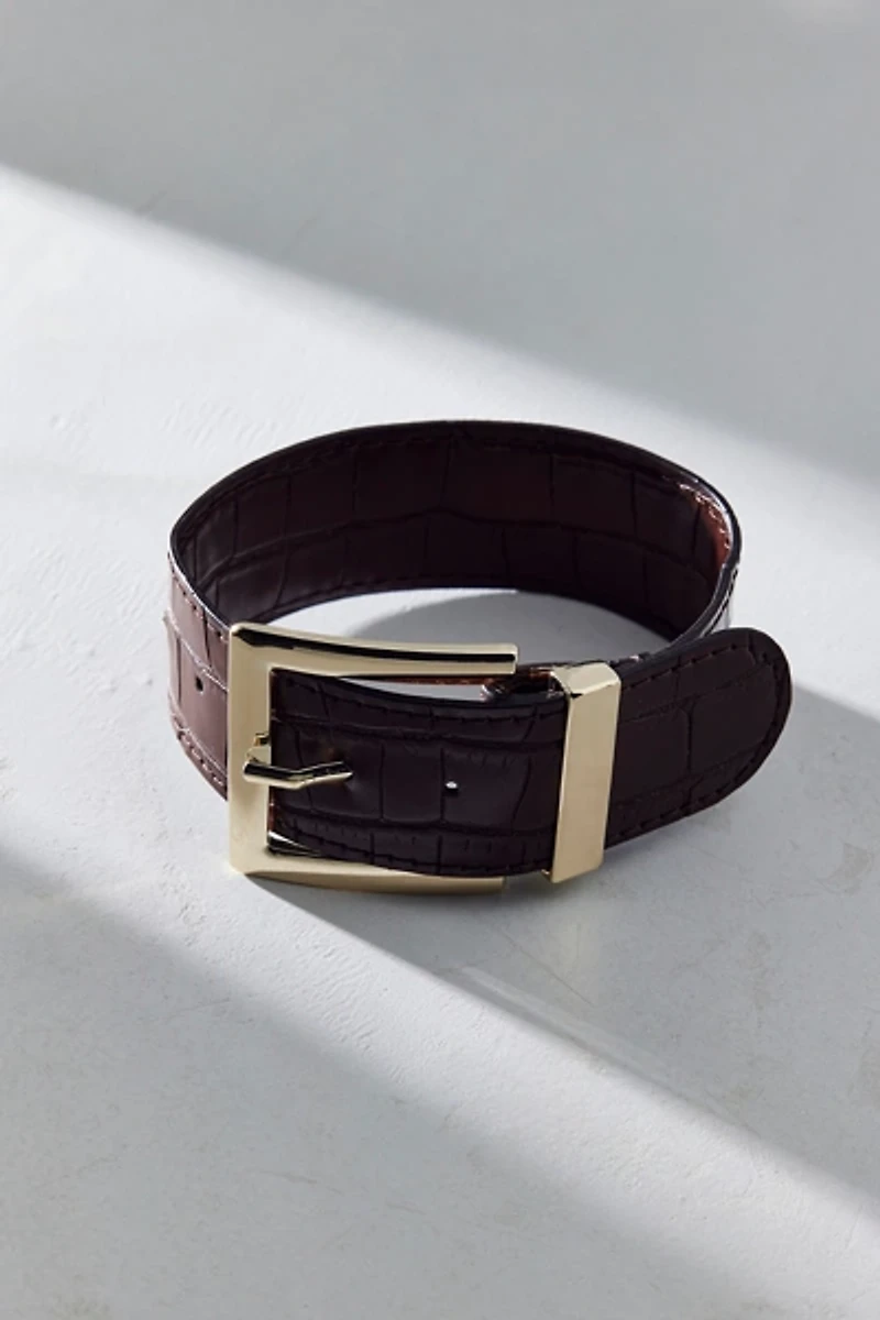 Cinched Belted Bangle Bracelet