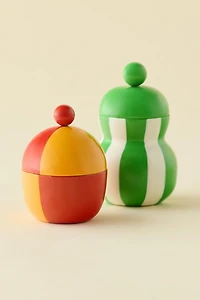 Painted Colorblock Iron Stash Box