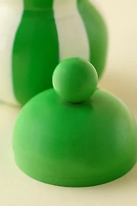 Painted Wavy Striped Iron Stash Box