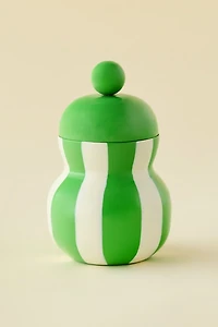 Painted Wavy Striped Iron Stash Box