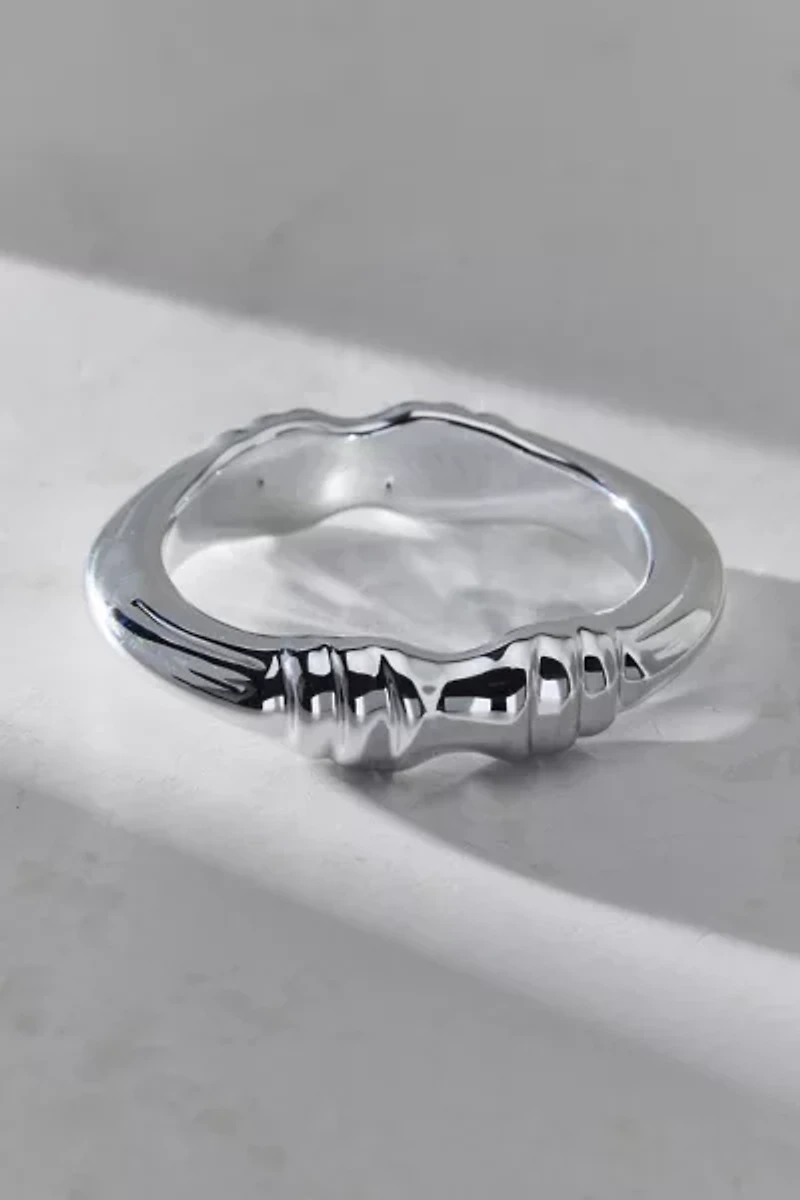 Wrapped & Knotted Metal Band Ring