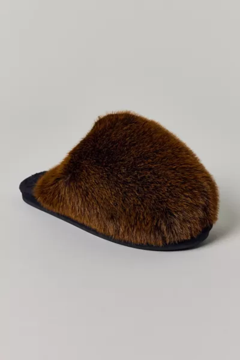 Steve Madden Poof Faux Fur Mule Slipper