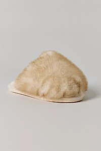 Steve Madden Poof Faux Fur Mule Slippers