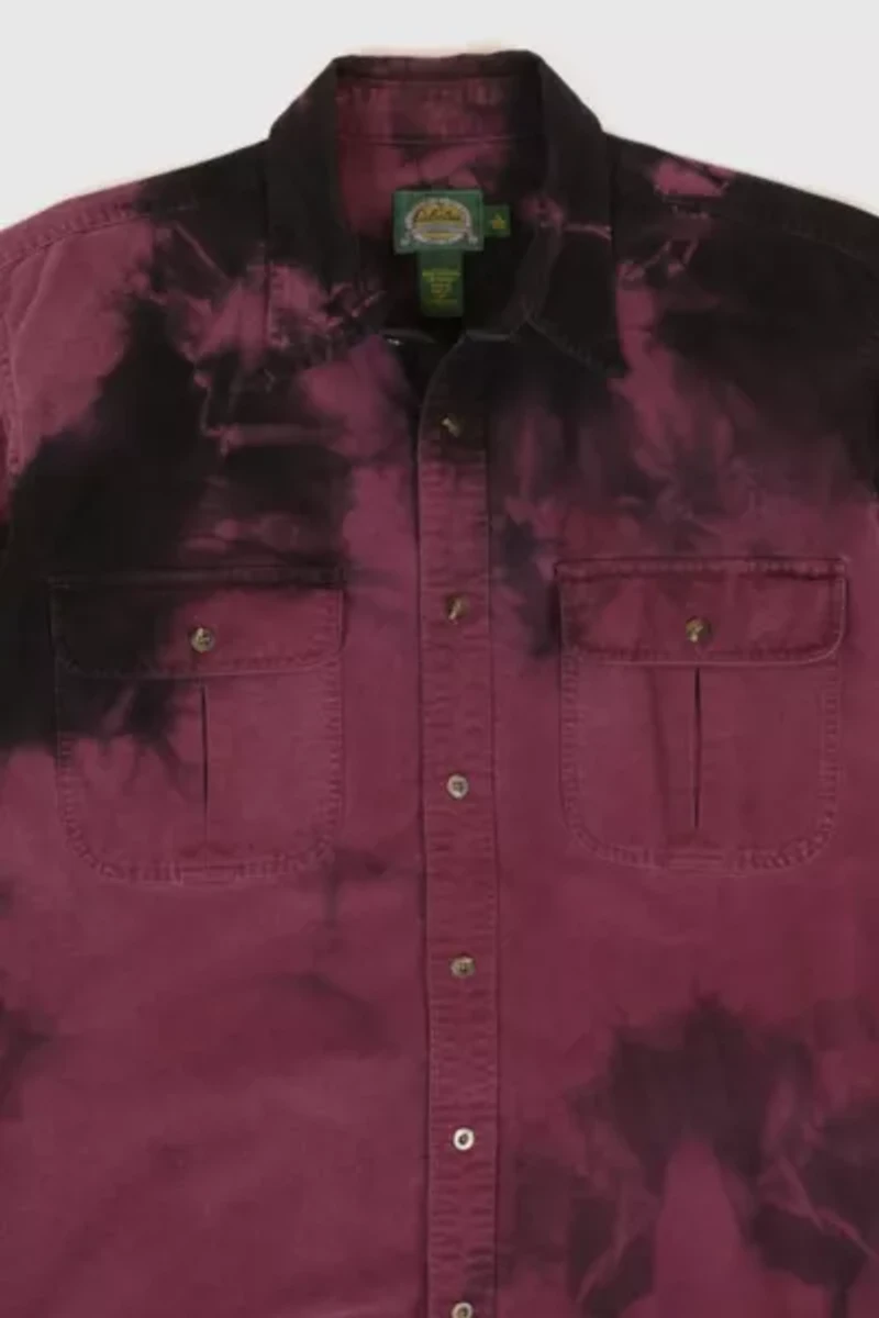 Vintage Cabela's Tie Dye Flannel Shirt