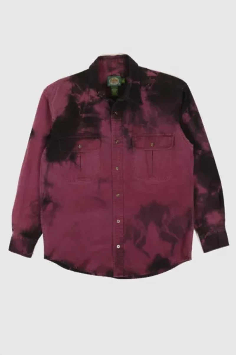 Vintage Cabela's Tie Dye Flannel Shirt