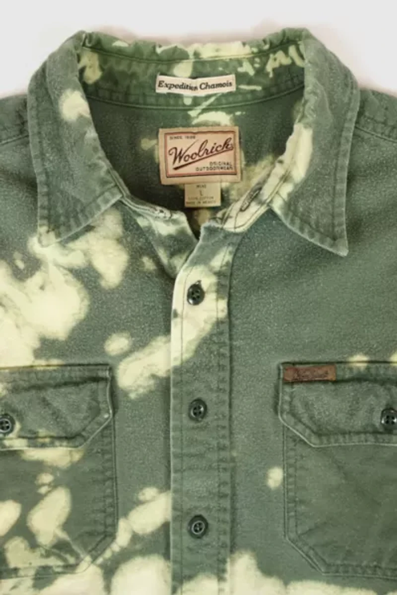Vintage Woolrich Tie Dye Button-Down Shirt