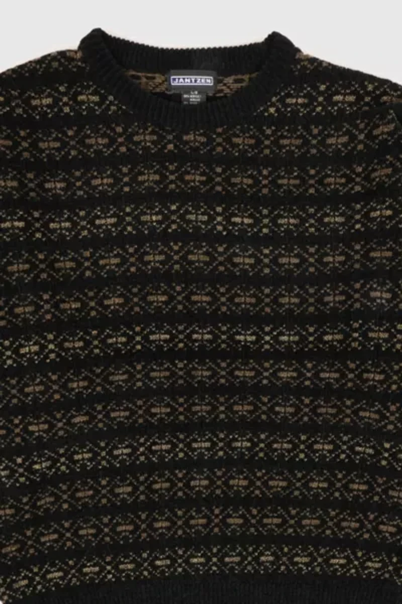 Vintage Patterned Sweater