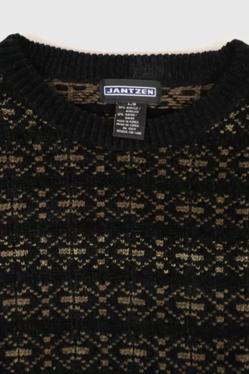 Vintage Patterned Sweater