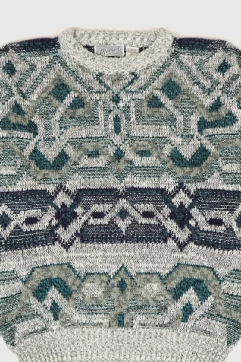Vintage Geometric Sweater