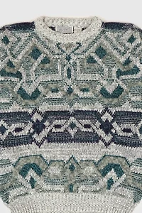 Vintage Geometric Sweater