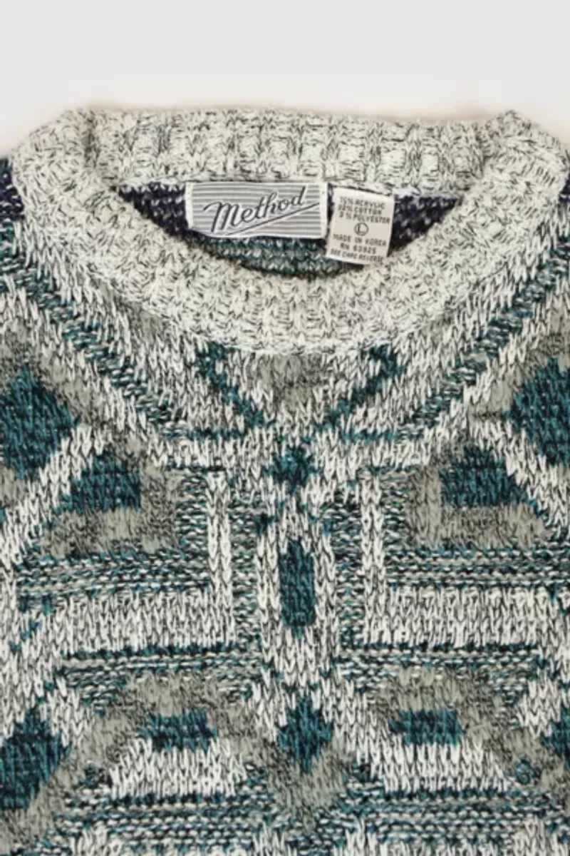 Vintage Geometric Sweater