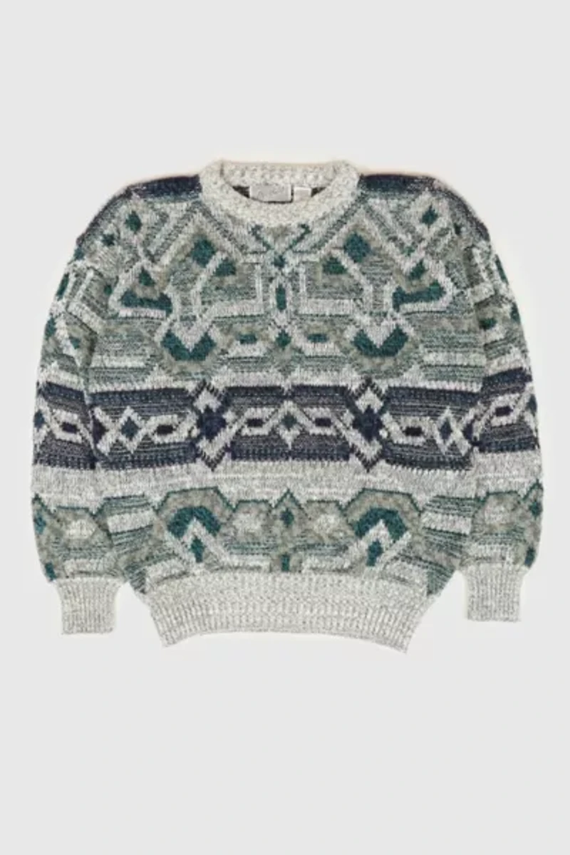 Vintage Geometric Sweater