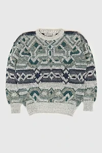 Vintage Geometric Sweater