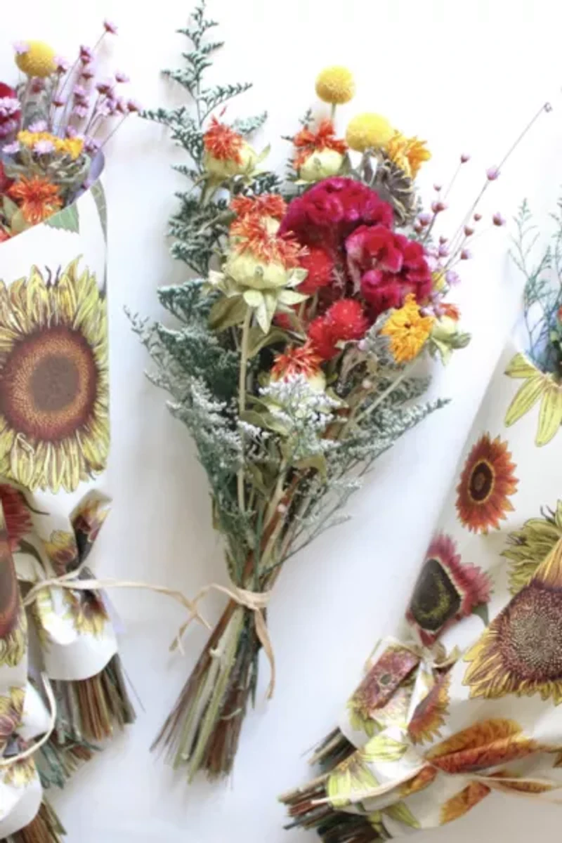 Roxanne’s Dried Flowers Sunflower Fields Bouquet