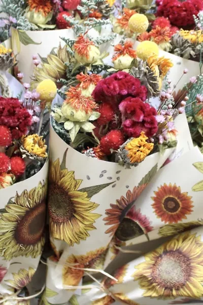 Roxanne’s Dried Flowers Sunflower Fields Bouquet