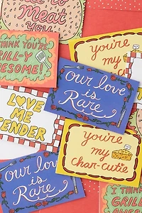 Meat Cute Pop-Up Greeting Card Set