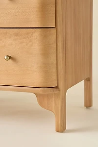 Leonie Wood 6-Drawer Dresser