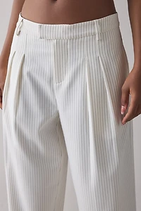 UO Wren Pinstripe Low-Rise Wide Leg Pant