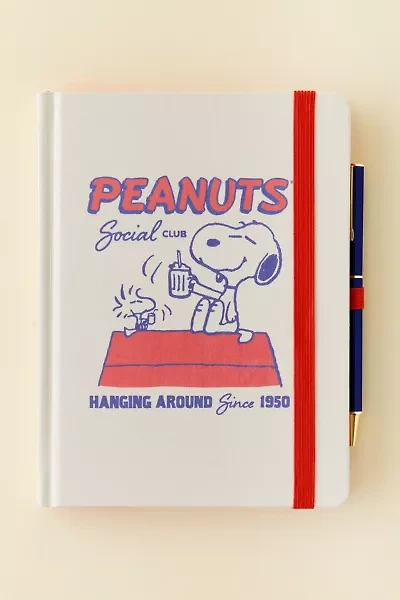Graphique X Peanuts 75th Anniversary Social Club Fabric-Covered Journal