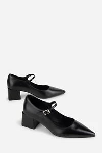 Intentionally Blank Bond Leather Heels