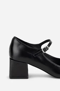 Intentionally Blank Bond Leather Heels