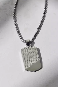 Tate Tag Pendant Necklace