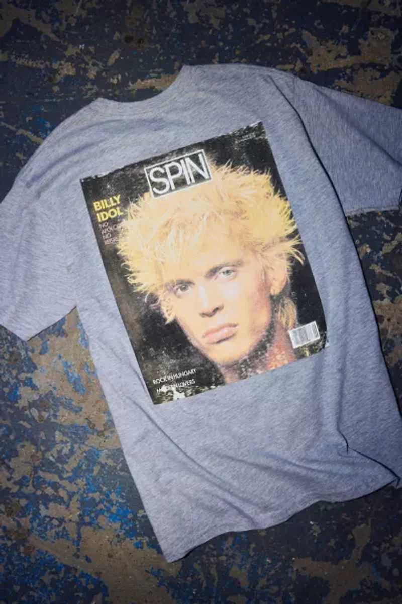 Billy Idol Spin Magazine Graphic Tee