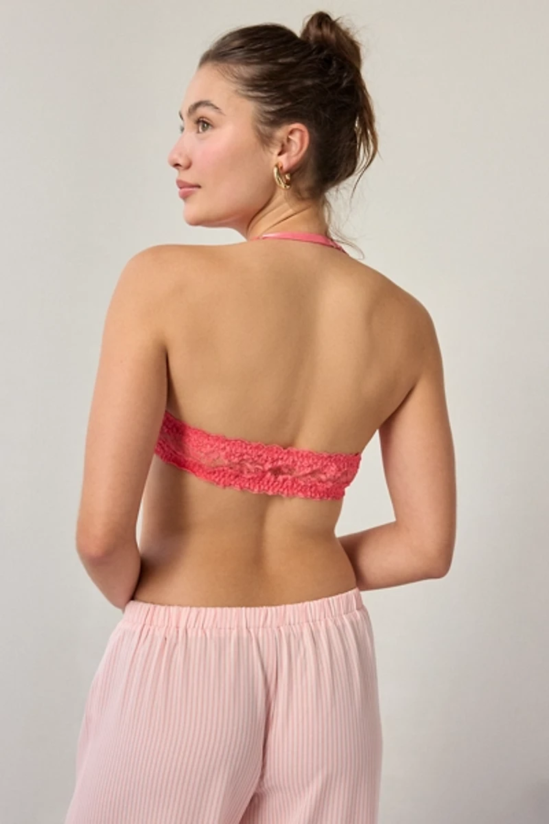 Out From Under Daydream Lace Halter Bralette