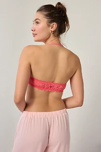 Out From Under Daydream Lace Halter Bralette