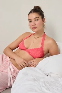 Out From Under Daydream Lace Halter Bralette