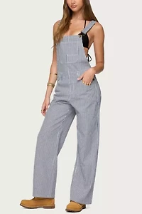 Edikted Tamsin Striped Overalls