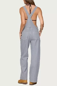 Edikted Tamsin Striped Overalls