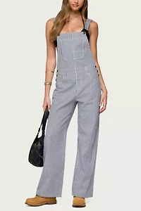 Edikted Tamsin Striped Overalls