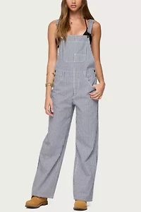 Edikted Tamsin Striped Overalls