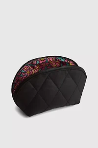 Vera Bradley Quilted Nylon Mini Dome Cosmetic Bag
