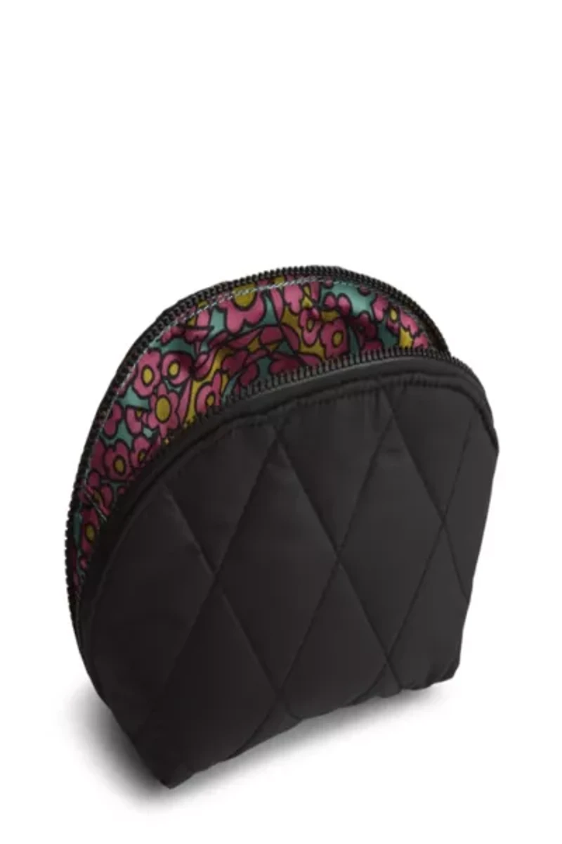 Vera Bradley Quilted Nylon Mini Dome Cosmetic Bag