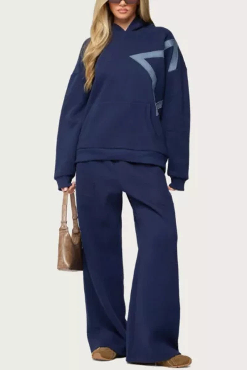 Edikted Starly Straight Leg Sweatpants