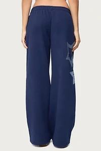Edikted Starly Straight Leg Sweatpants