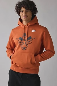 Fanatics Texas Longhorns Team Logo Graphic Nike Legacy Club Fleece Hoodie Sweatshirt