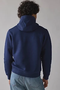 Fanatics Michigan Wolverines Team Logo Graphic Nike Legacy Club Fleece Hoodie Sweatshirt