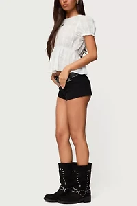 Edikted Maricella Gathered Tiered Top