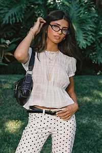 Edikted Maricella Gathered Tiered Top