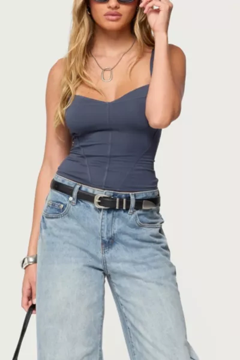 Edikted Katanya Lace Up Top