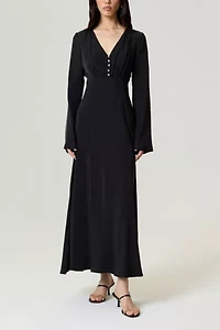 Nocturne Bell Sleeve Maxi Dress